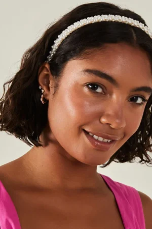 Slim Pearl Headband – Recycled Plastic – GRS‑Certified OEM/ODM