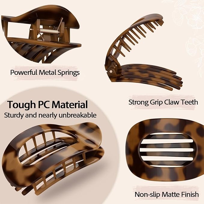 4 pcs Hair Clip Recycled PMMA – GRS Certified, OEM/ODM Available - Image 6