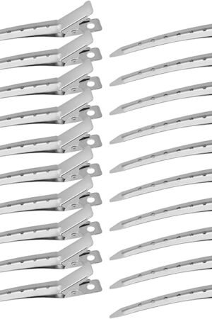 24 Pcs Metal Hair Clips – Recycled Metal – GRS‑Certified OEM/ODM