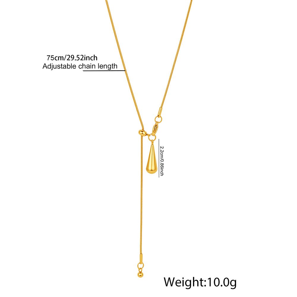 Adjustable Stainless Steel Pendant Necklace – GRS‑Certified OEM/ODM - Image 3