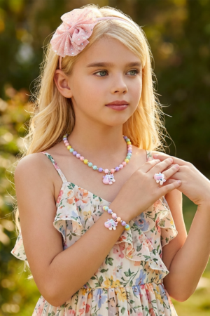 Unicorn Jewelry Set 3‑Pack – Recycled PMMA – GRS‑Certified OEM/ODM