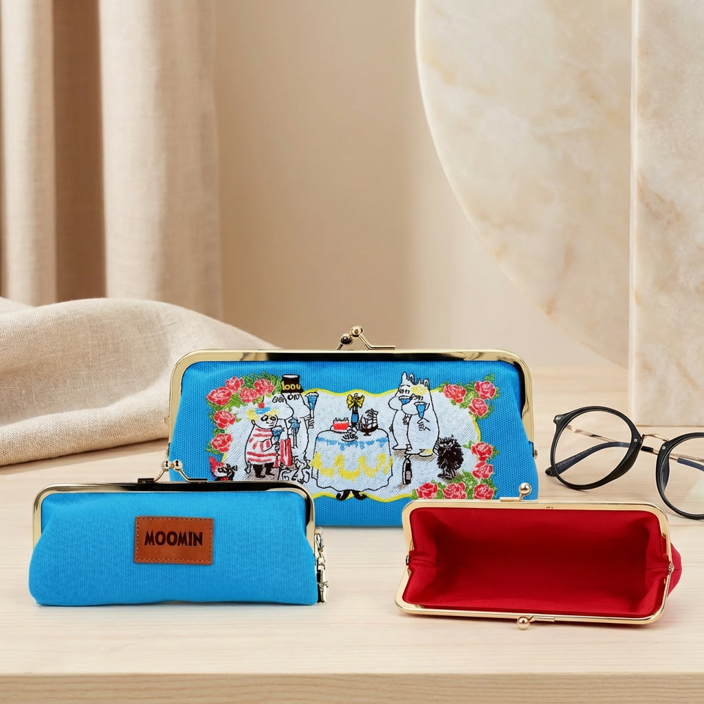 Moomin Fans - Embroidered Purse – Multi‑Design Set – Outlet Stock