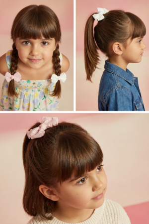 Bow Clips 2-Pack – Recycled Polyester – GRS‑Certified OEM/ODM