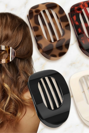 4 pcs Hair Clip Recycled PMMA – GRS Certified, OEM/ODM Available