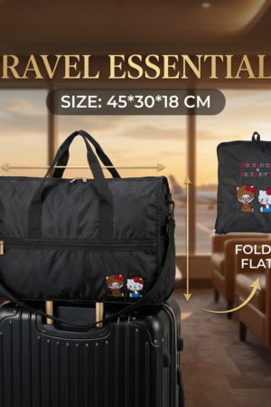 Monchhichi × Hello Kitty Fans- Travel Bag – Travel Essentials