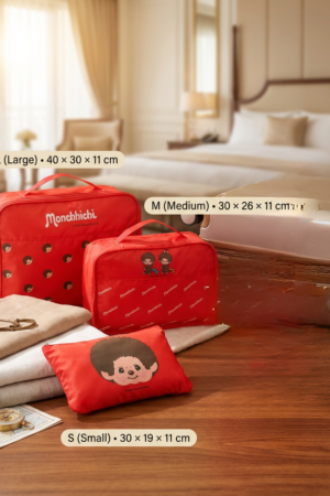 3-In-1 Packing Cube Set – For Monchhichi Fans