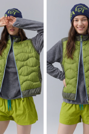 Premium Ultralight Down Vest – Recycled Materials – Sorona® Aura – GRS‑Certified OEM/ODM