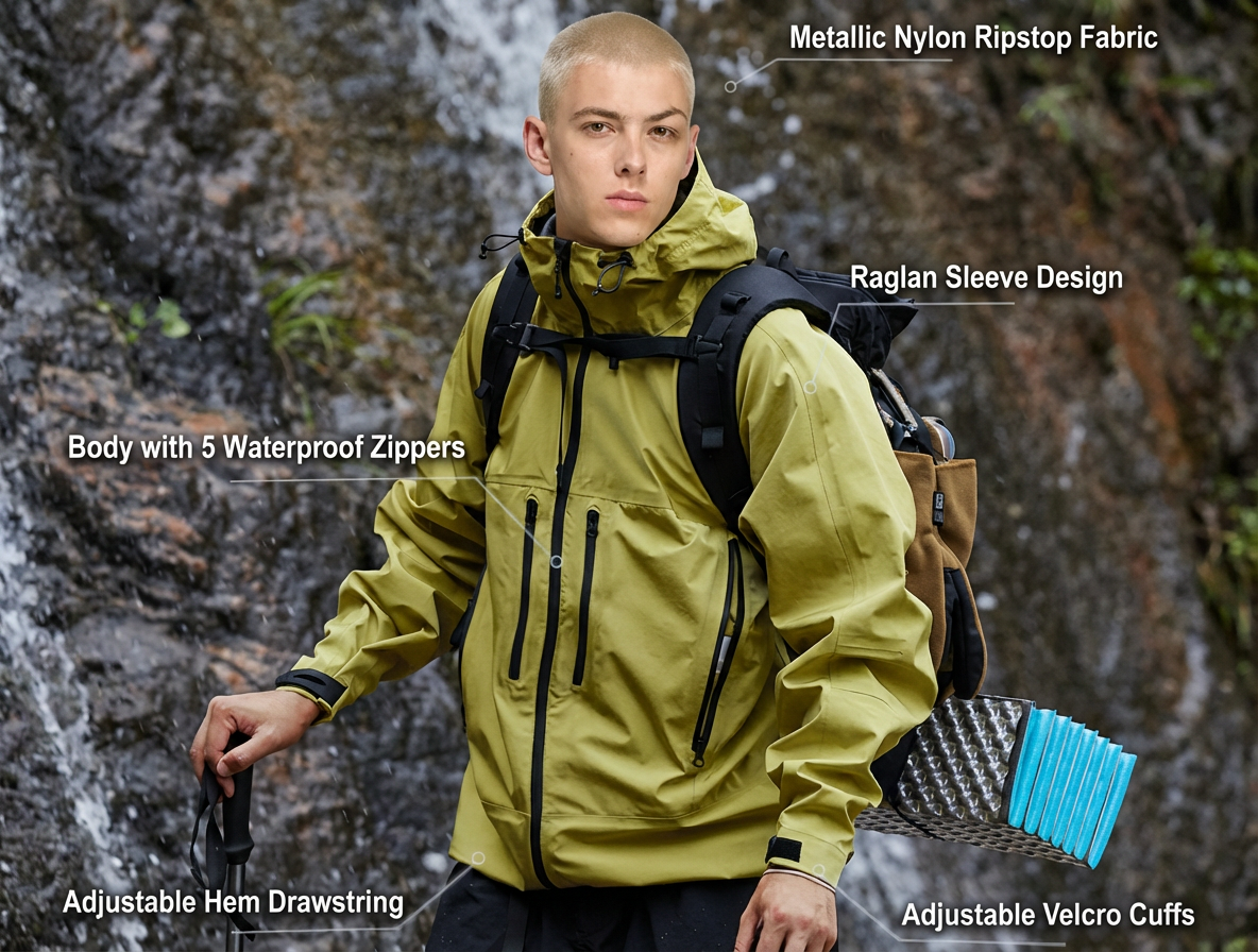 DuPont Teflon™ Three‑Proof Jacket – Recycled Materials – GRS‑Certified OEM/ODM