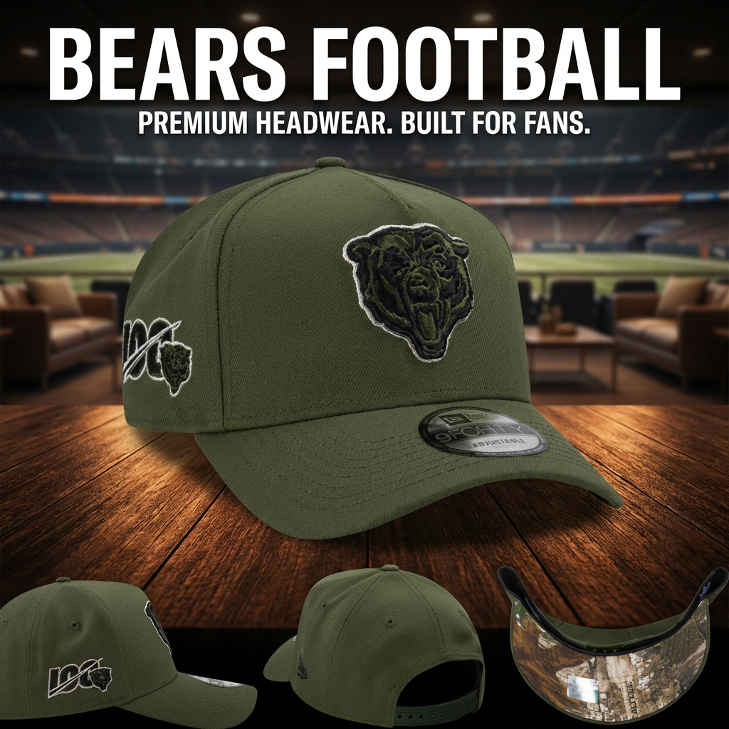 Chicago Bears Olive Green Edition Cap