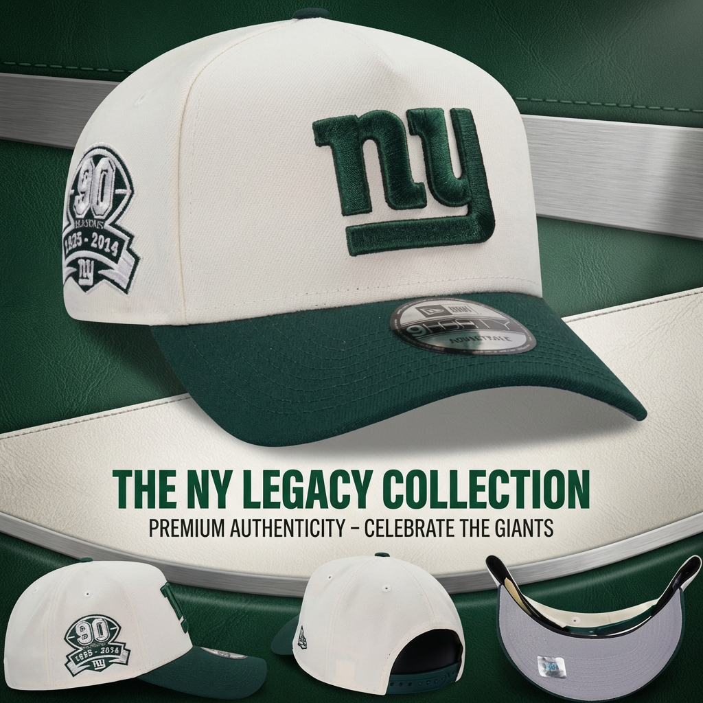 New York Giants 90 Seasons Legacy Cap