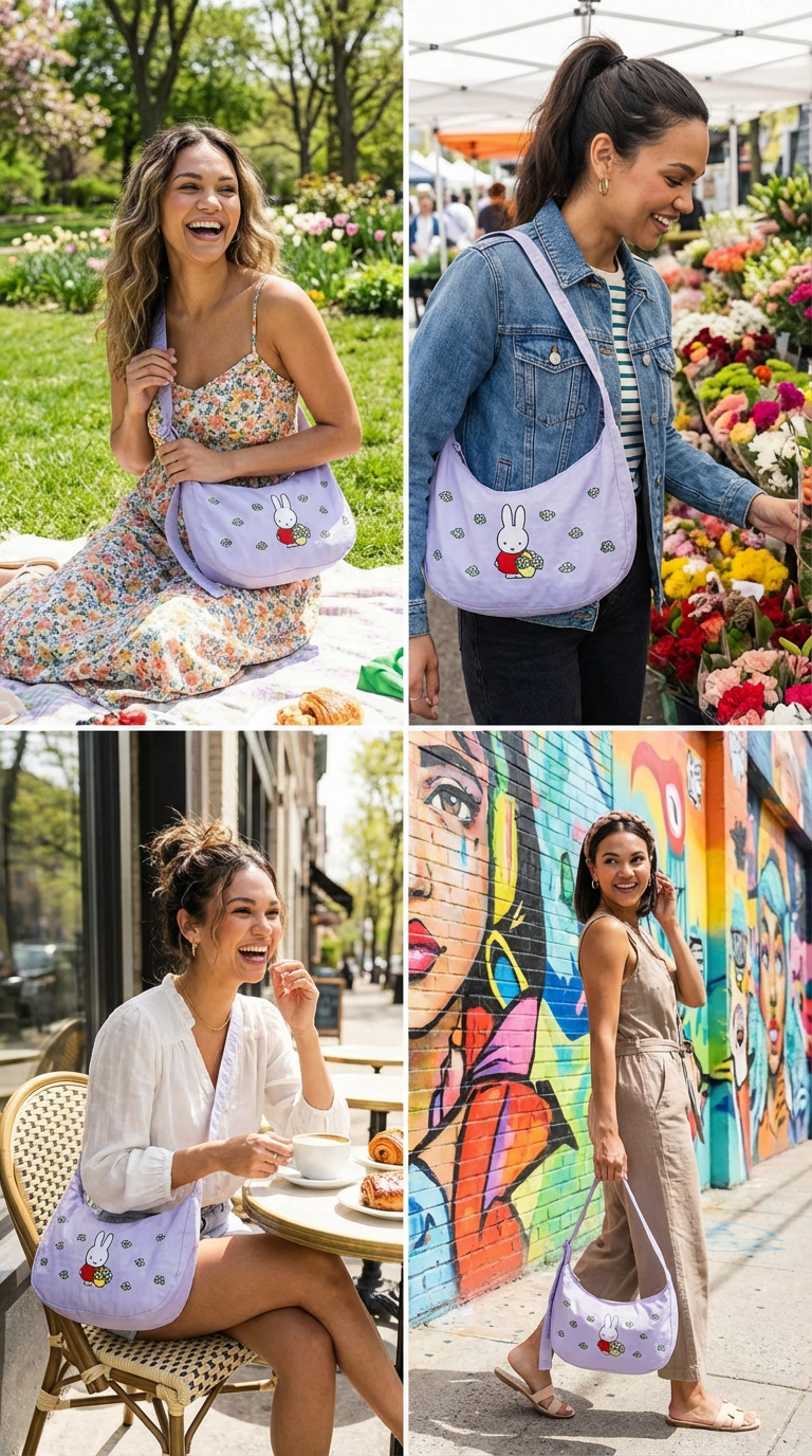 Miffy Purple Shoulder Bag – For Miffy Fans