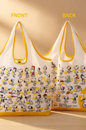 Snoopy 75th Anniversary Evolution Tote Bag – For Peanuts Fans
