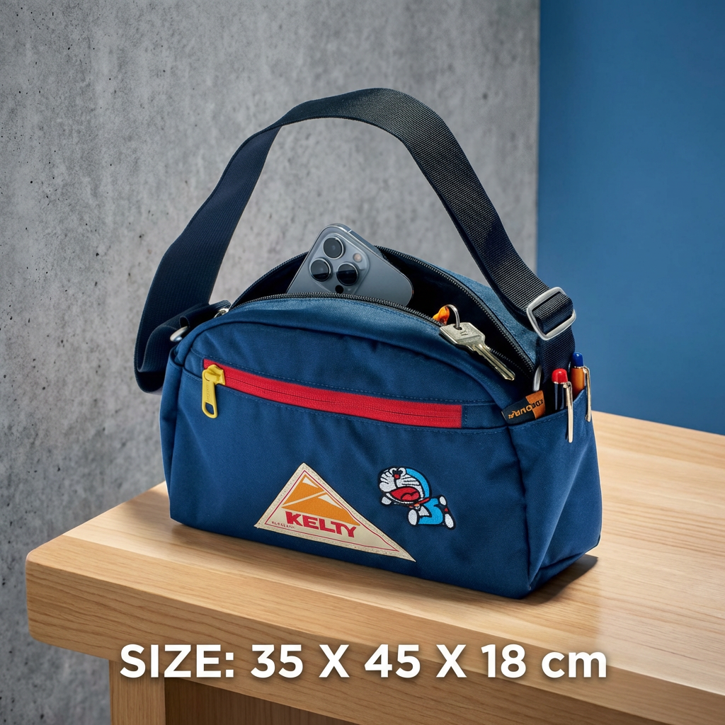 Kelty × Doraemon Shoulder Bag – For Doraemon Fans