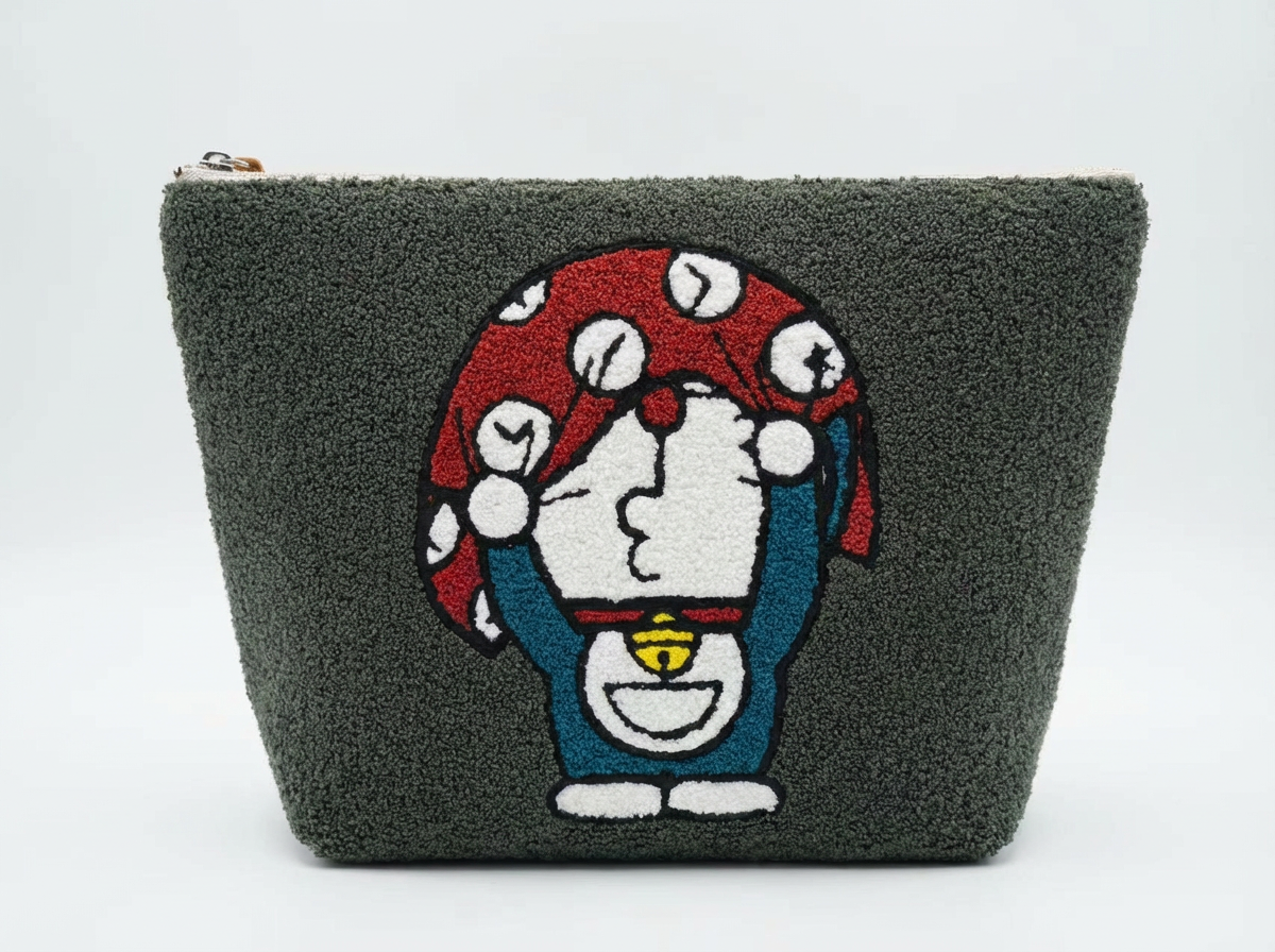 Doraemon Fans -Embroidered Pouch – 4 Designs (Collectible Series) - Image 6