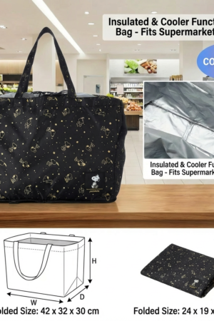 Snoopy Insulated Cooler Eco Bag – For Peanuts Fans