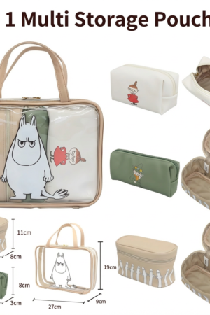 4 In 1 Multi Storage Pouch & Bag Series – For Moomin Fans
