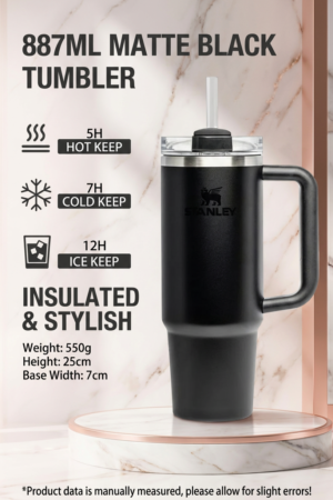 887ml Insulated Tumbler – For Everyday Hydration-Stanley Fans