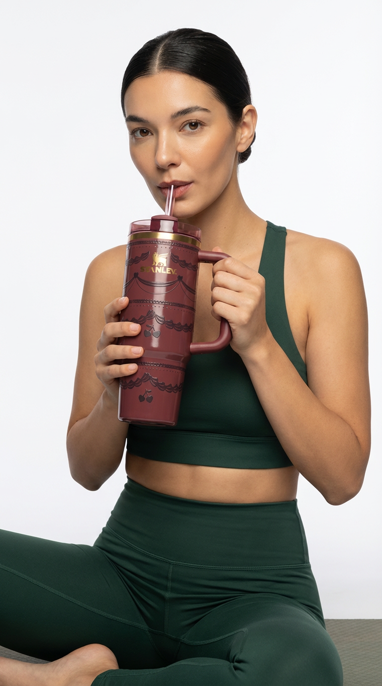 IceFlow Bottle Flip Straw 2.0 – 0.7L | For Active Hydration for Stanley Fans - Image 2