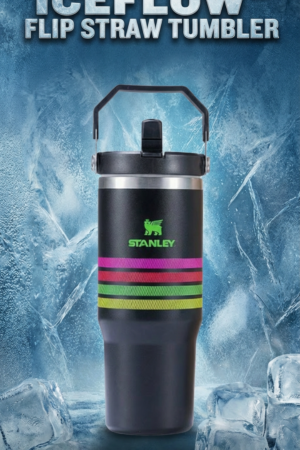 IceFlow™ Flip Straw Tumbler – 0.41L | For Daily Hydration for Stanley Fans