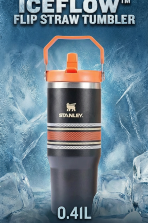 IceFlow™ Flip Straw Tumbler – 0.41L | For Daily Hydration for Stanley Fans