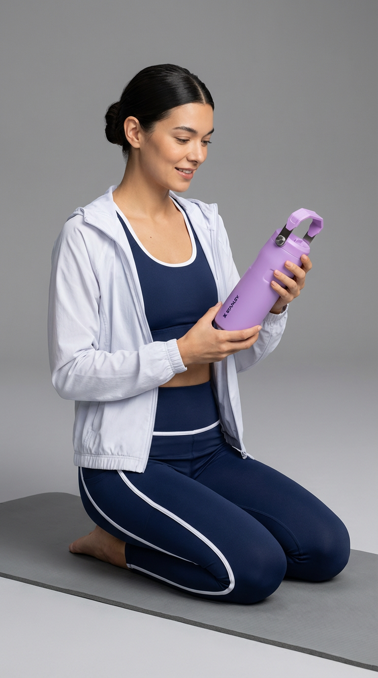 IceFlow Bottle Flip Straw 2.0 – 0.7L | For Active Hydration For Stanley Fans - Image 3